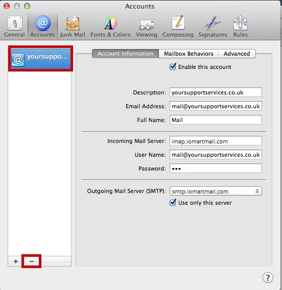 apple mail popup universal mailer disabled