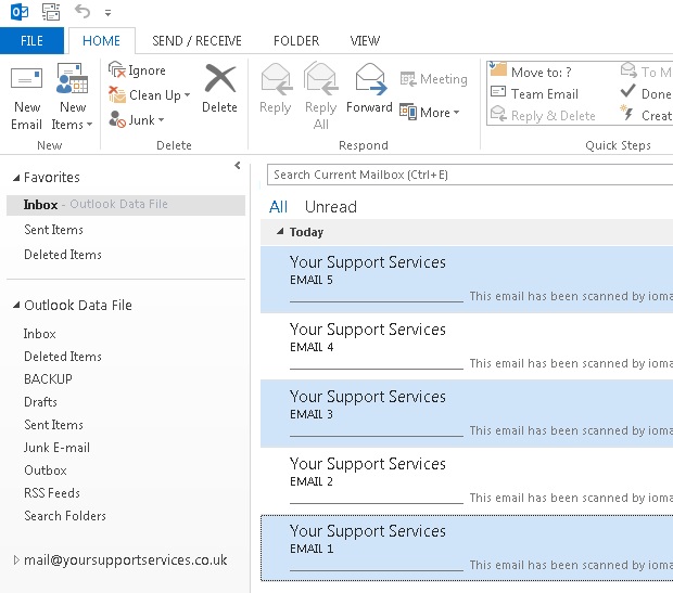 how to setup outlook 2013 email